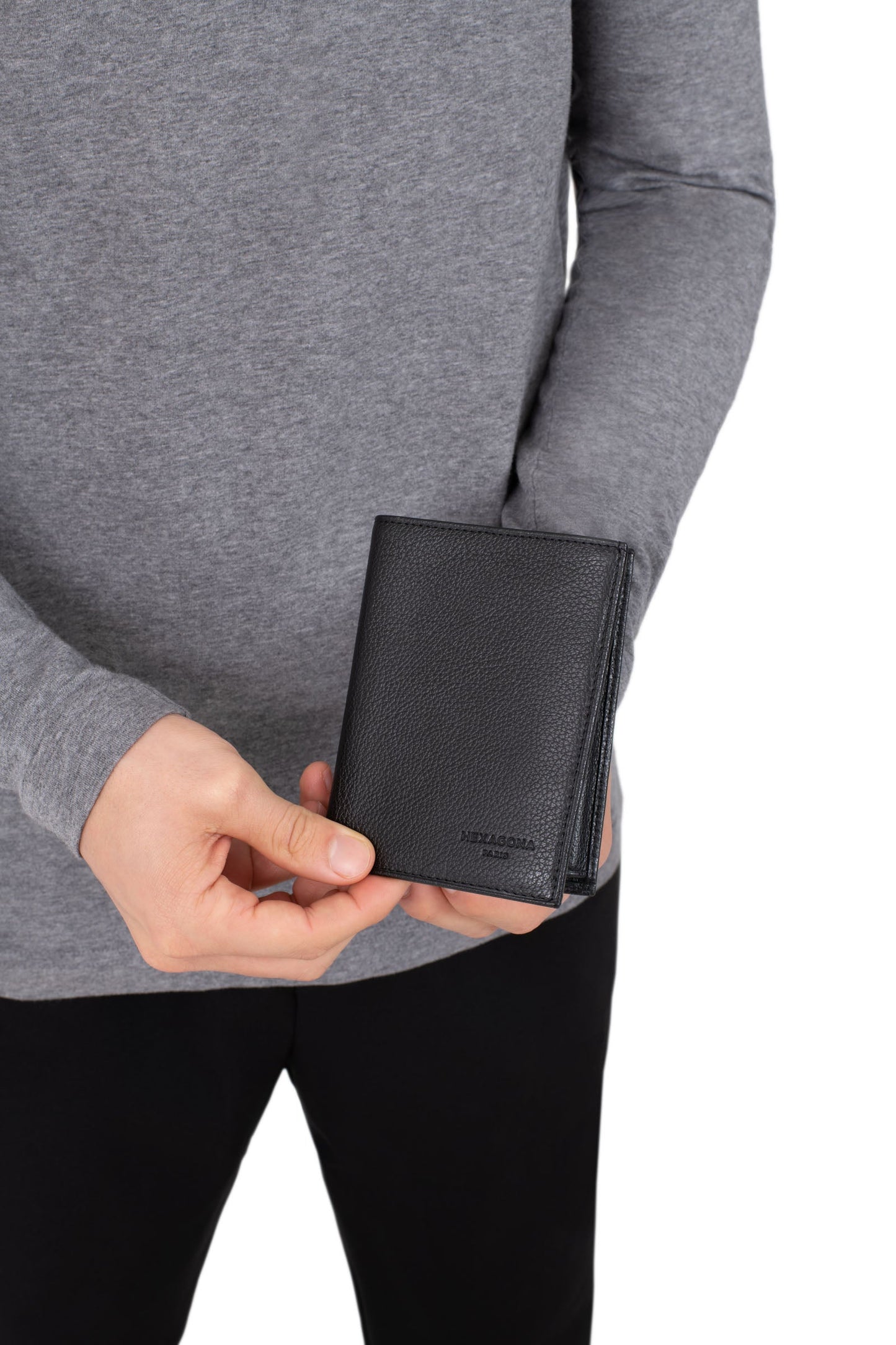 European wallet - 2 flaps - Leather