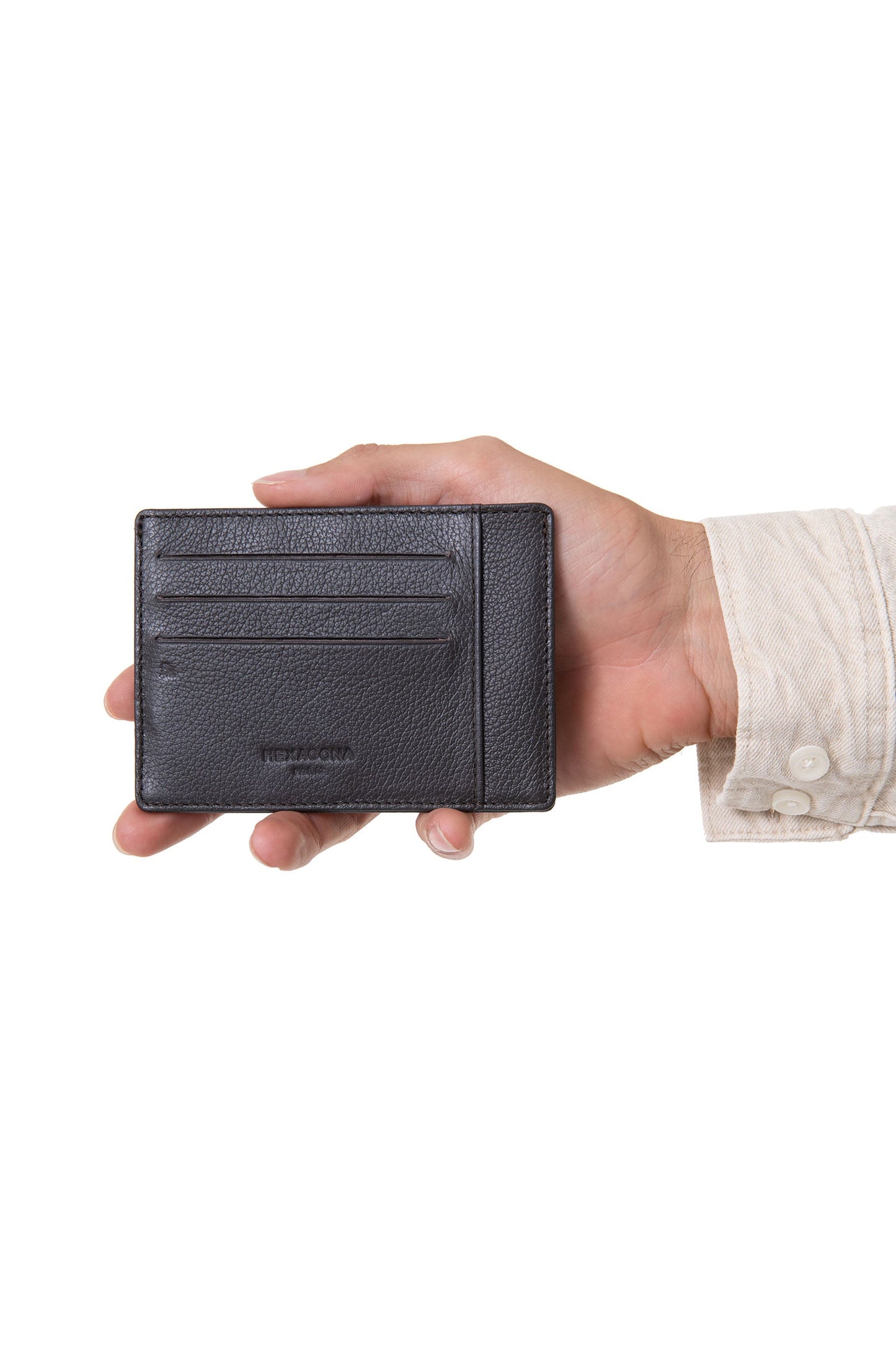 Card holder - Stop RFID - Leather