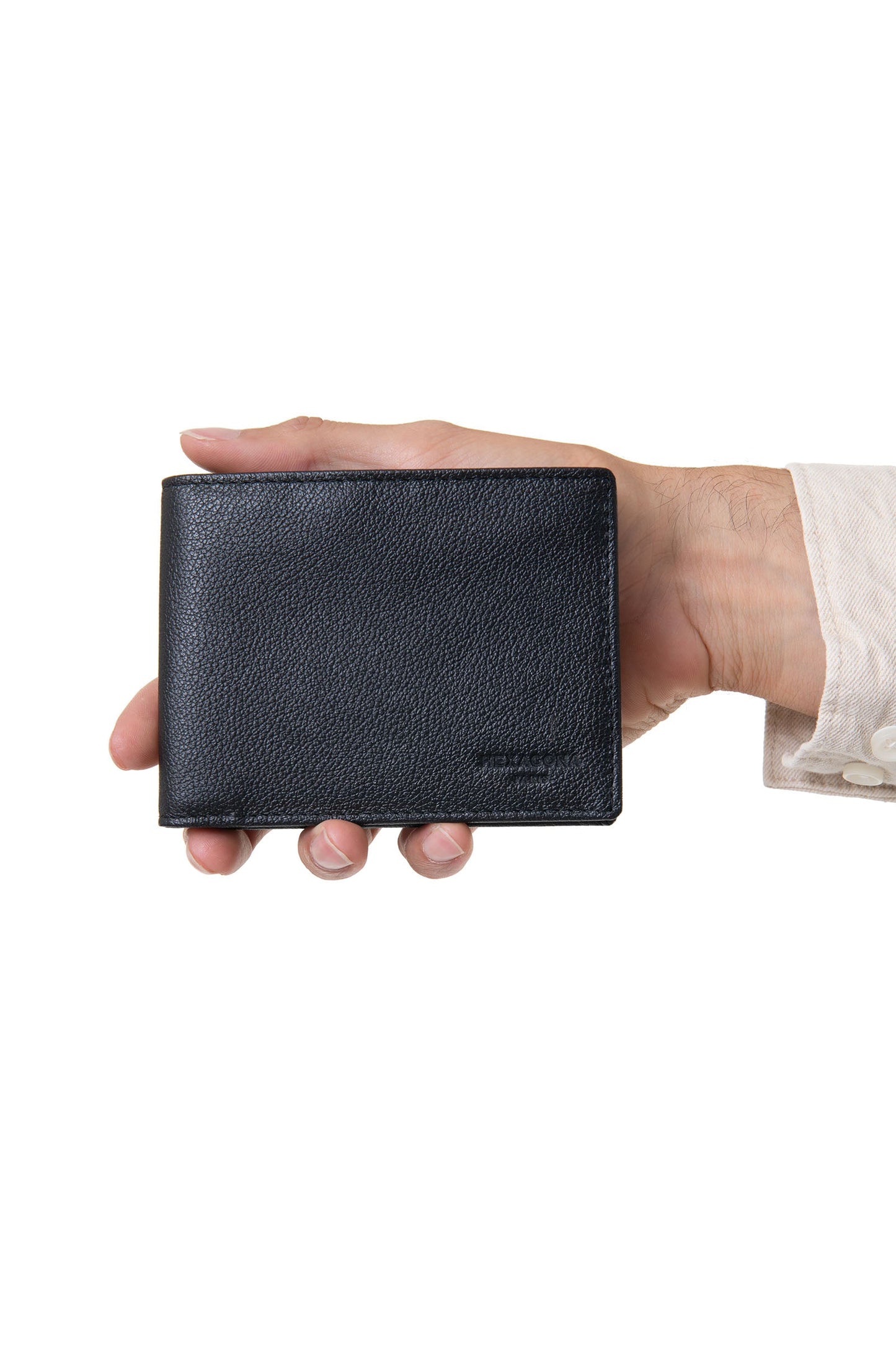 Italian wallet - 2 flaps - RFID blocking - Leather