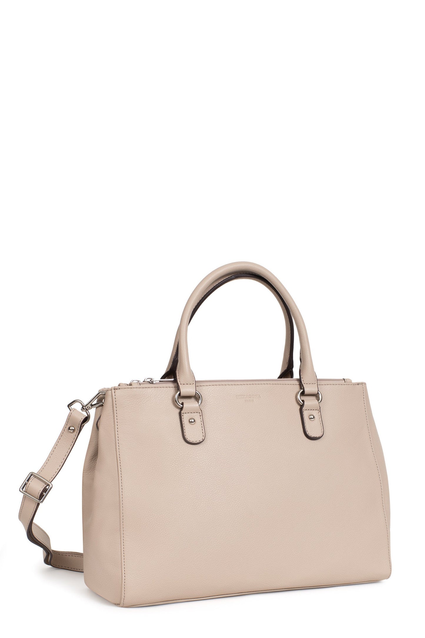 Handbag with 2 handles - A4 - Leather