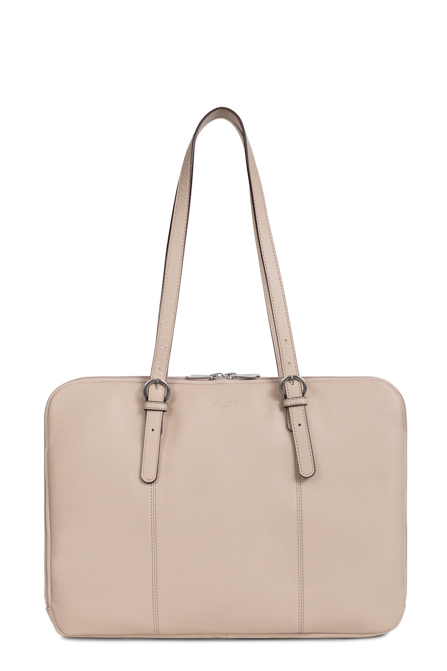 Shoulder bag with 2 handles - 15" & A4 - Leather