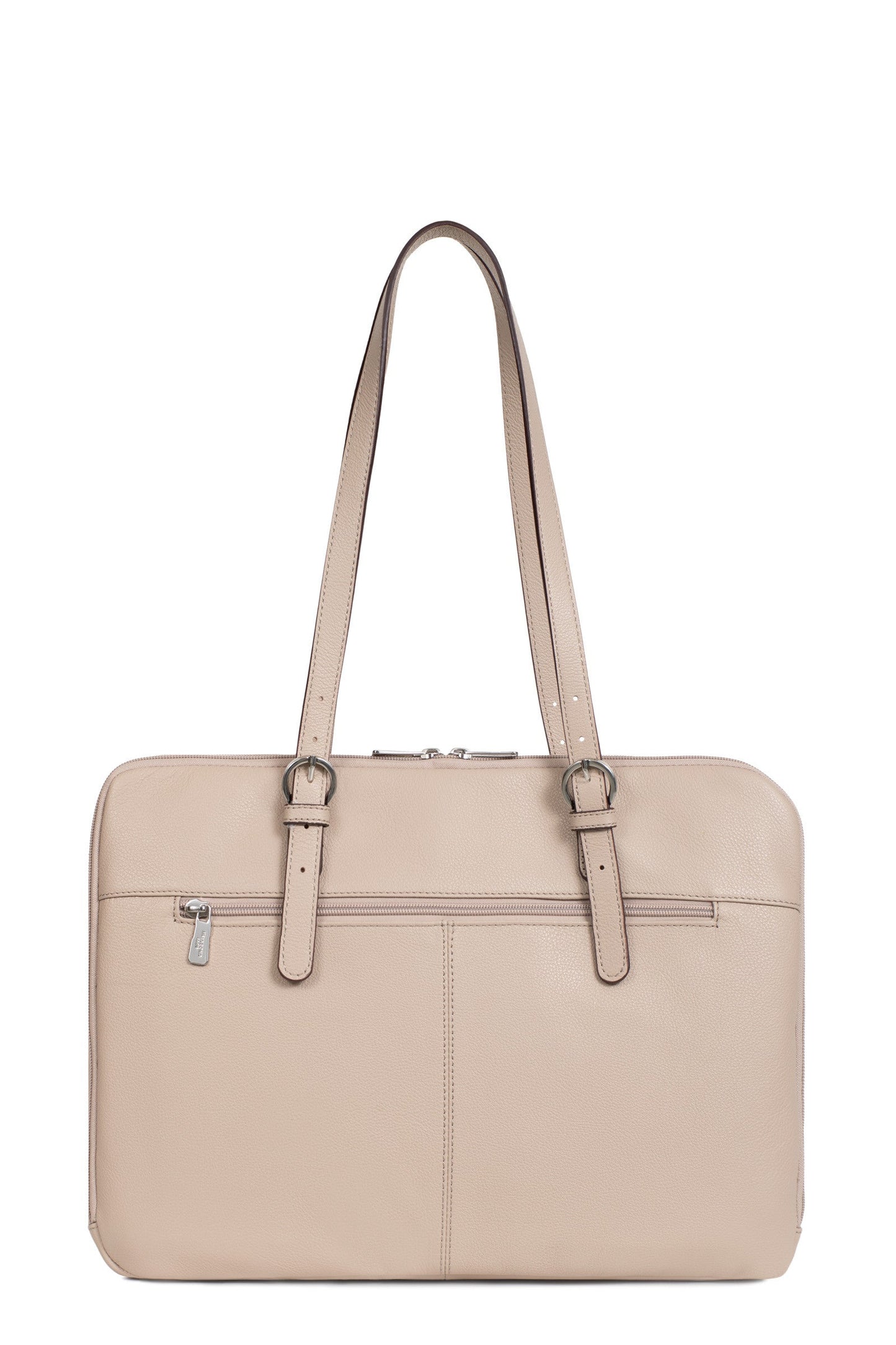 Shoulder bag with 2 handles - 15" & A4 - Leather