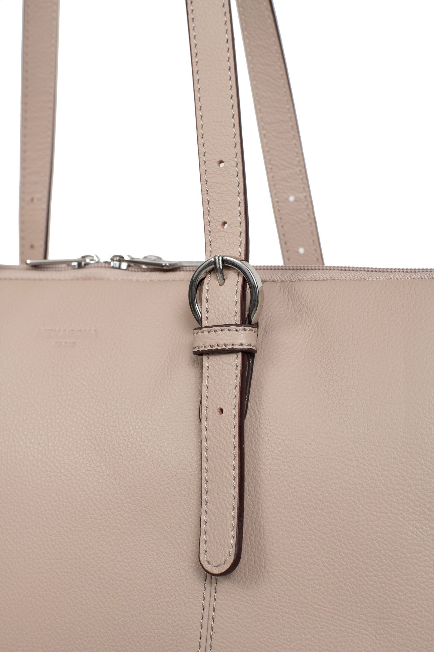 Shoulder bag with 2 handles - 15" & A4 - Leather