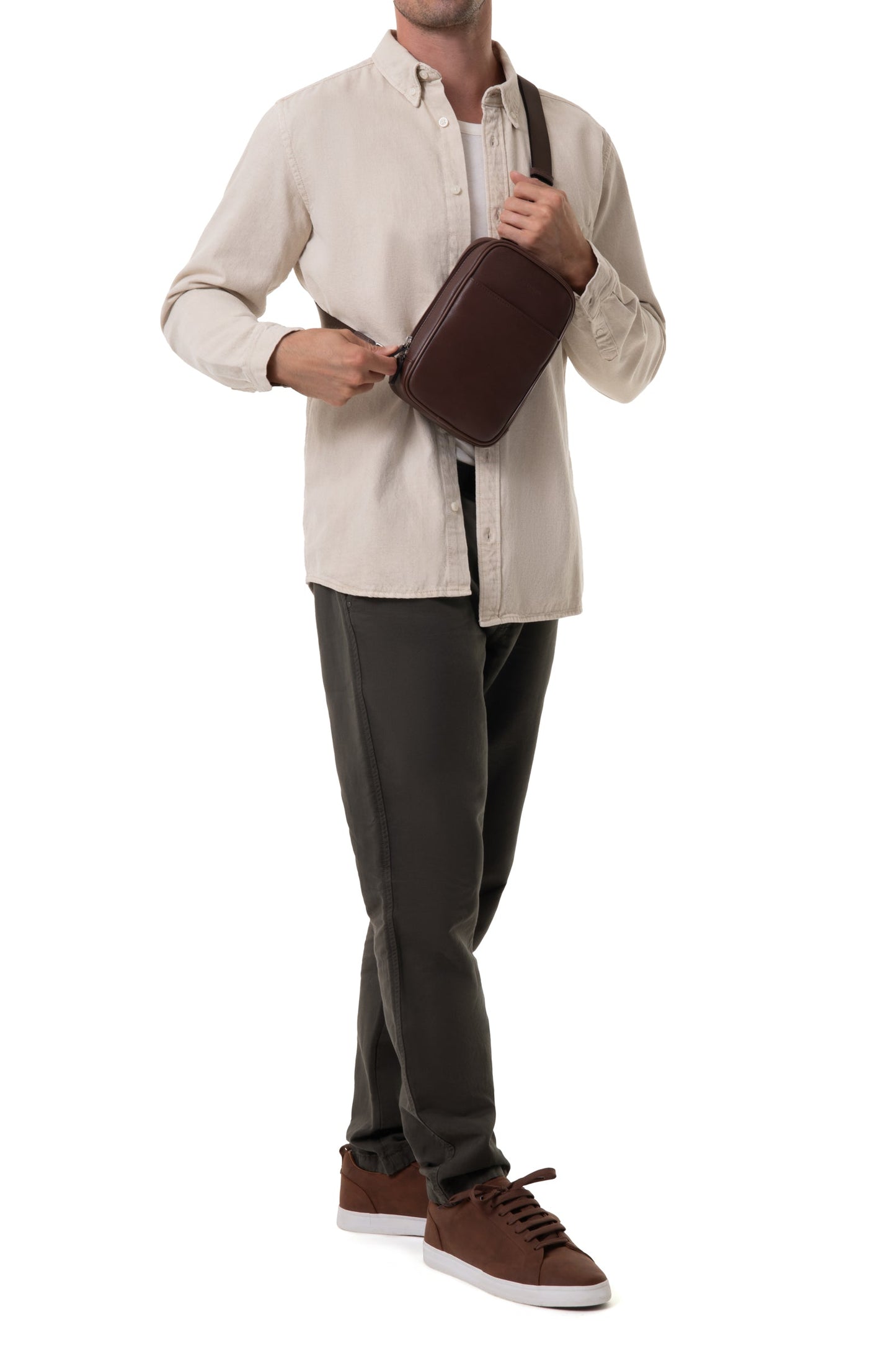 Single-strap bag - Cuir