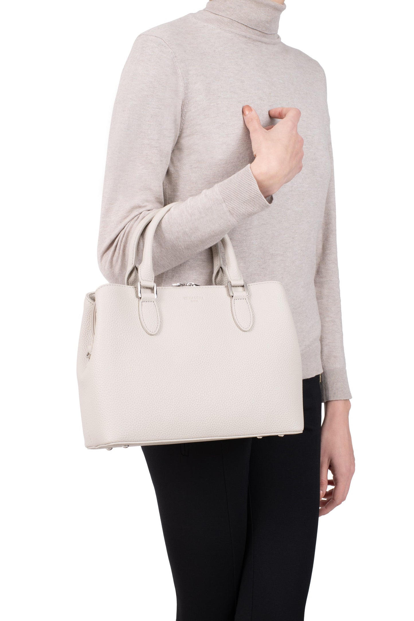 Handbag with 2 handles