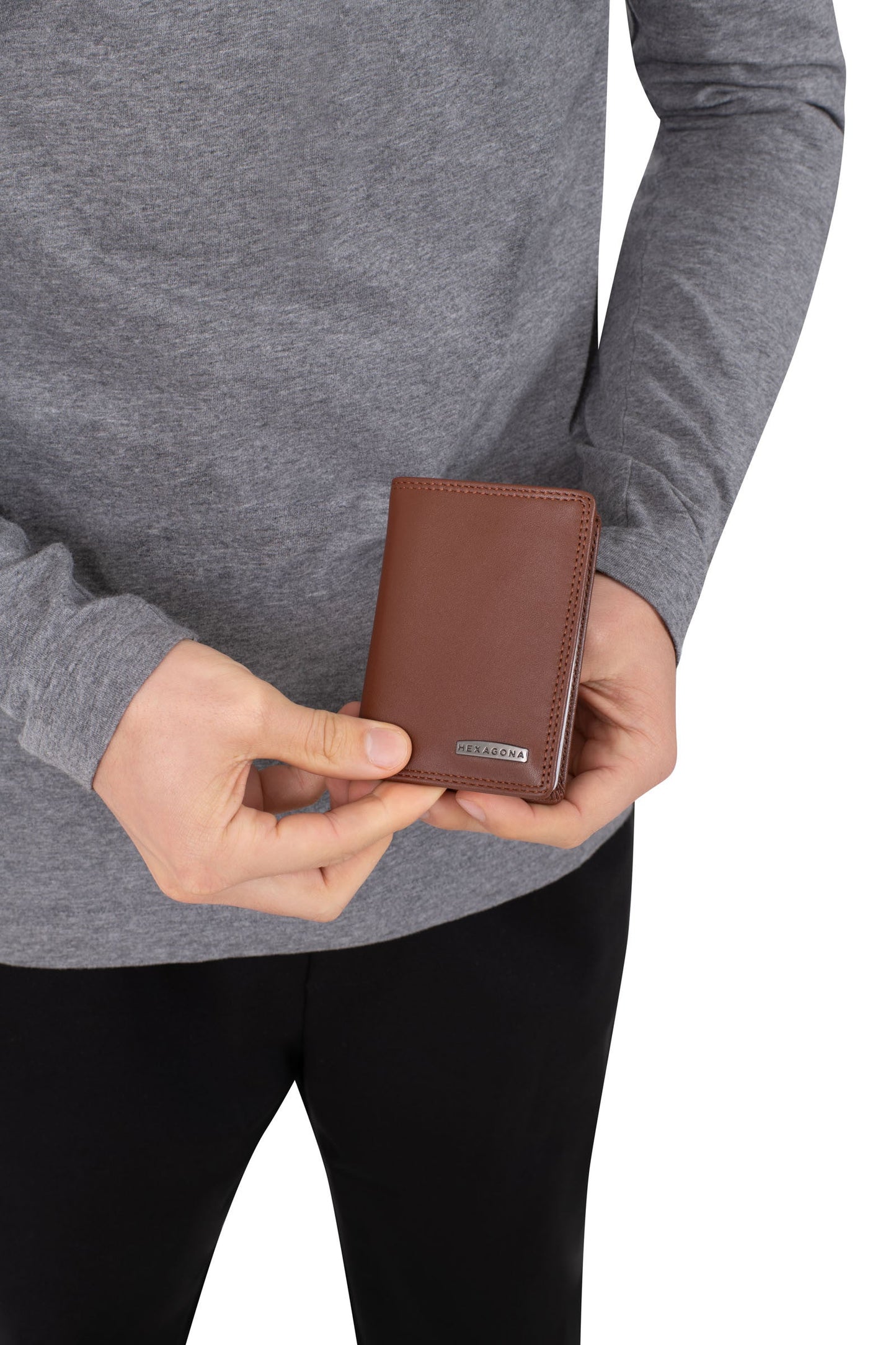Card holder - 1 flap - Stop RFID - Leather