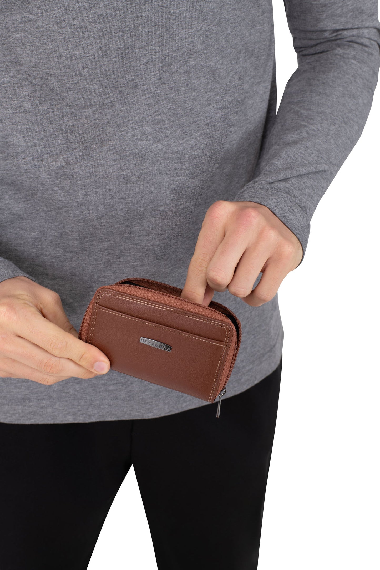 Card holder - Stop RFID - Leather